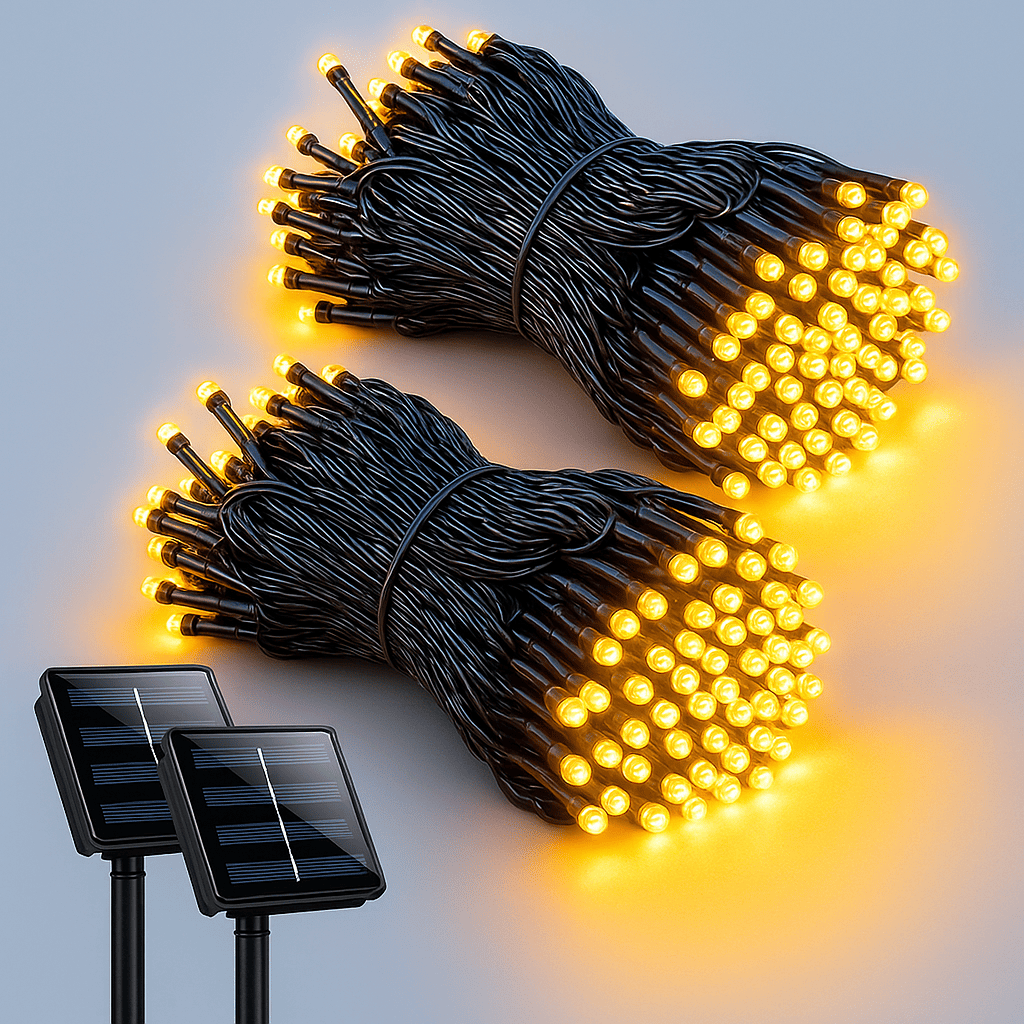 Luces Solares Navideñas - Decora SIN gastar un peso en Servicio de Luz (Total 40 metros) 🎄