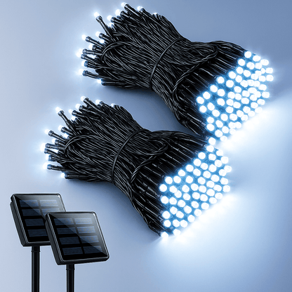 Luces Solares Navideñas - Decora SIN gastar un peso en Servicio de Luz  (Total 40 metros) 🎄