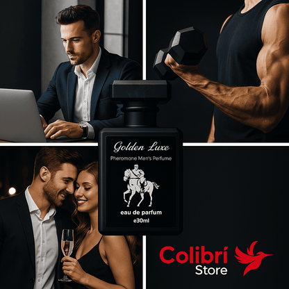 🧲 Golden Lure™ 2x1 + Ebook de Regalo | Perfume de feromonas para Atraer y Conquistar